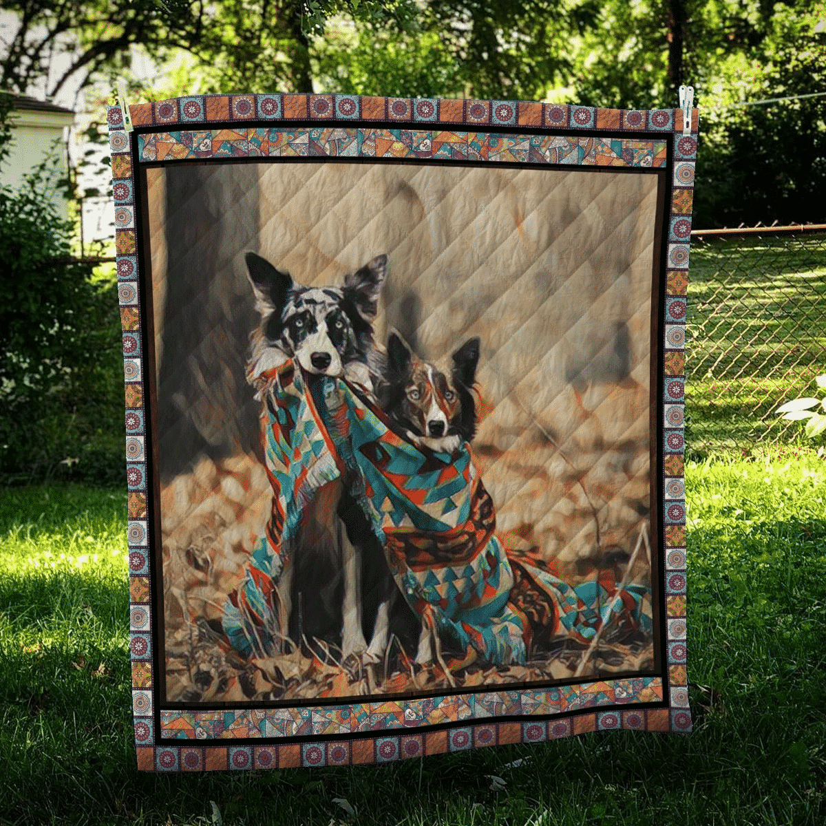 Border Collie A Thousand Years Quilt Blanket DHC020120564TD