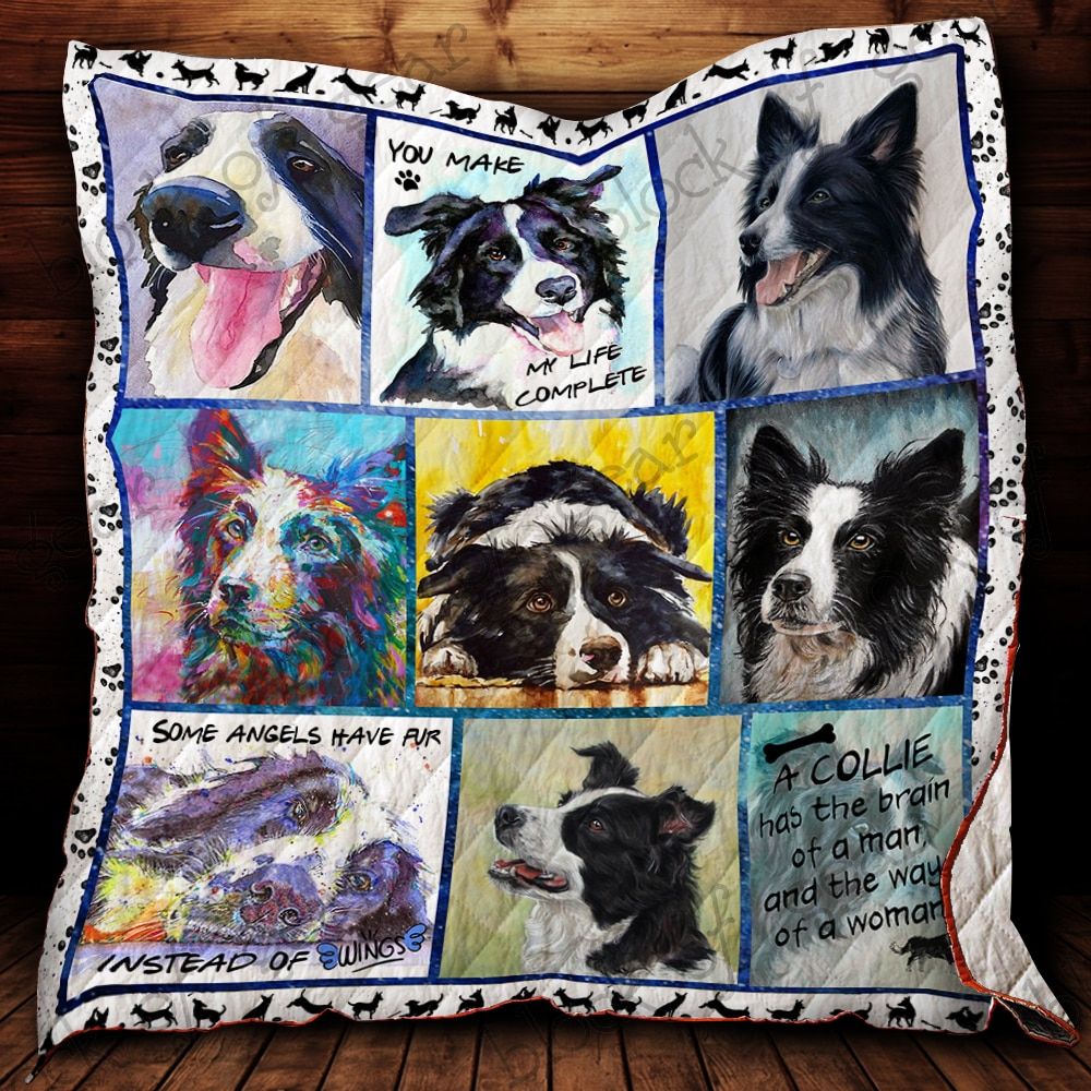 Border Collie Ba Ba Na Quilt Blanket DHC020120329TD