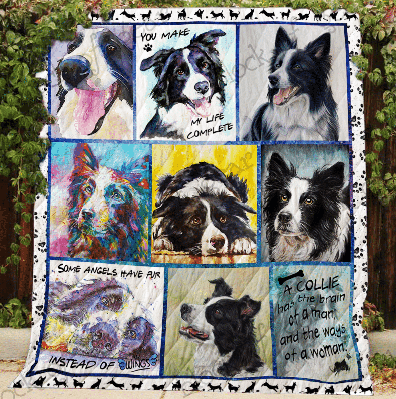 Border Collie Better Than You Can Quilt Blanket DHC31121168TD