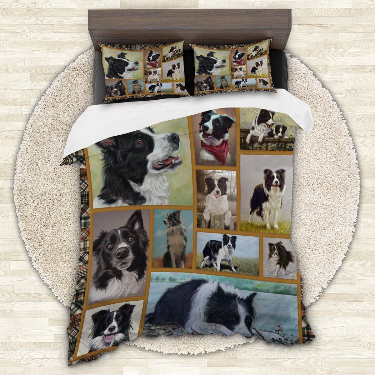 Border Collie Bedding Set