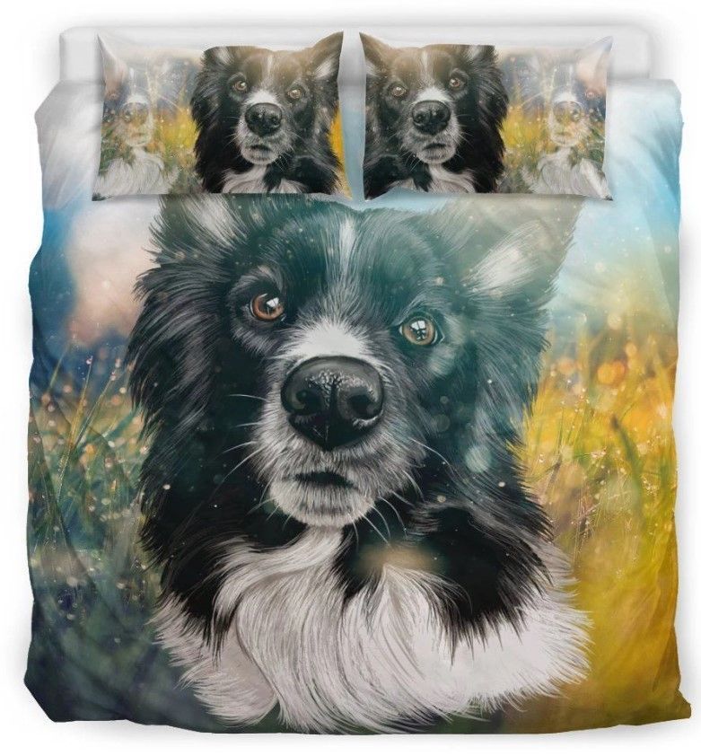Border Collie Bedding Set