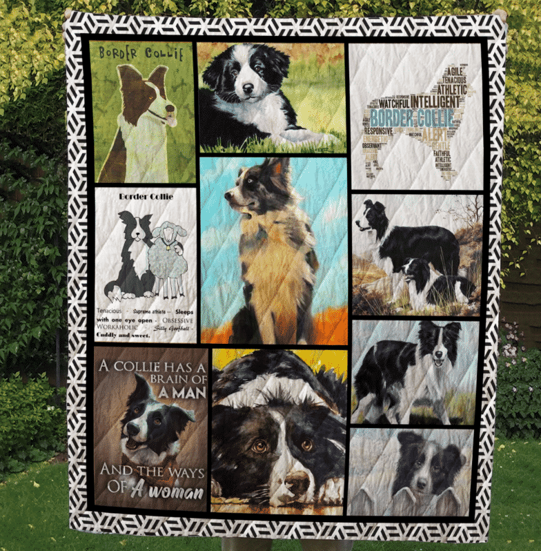 Border Collie Dark Fate Quilt Blanket DHC31121109TD
