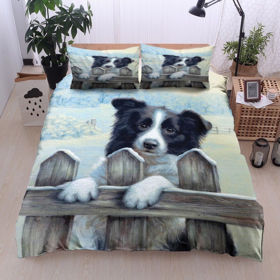 Border Collie Bedding Set