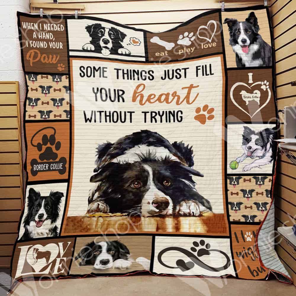 Border Collie Dog Blanket LNT1012057 Quilt Blanket