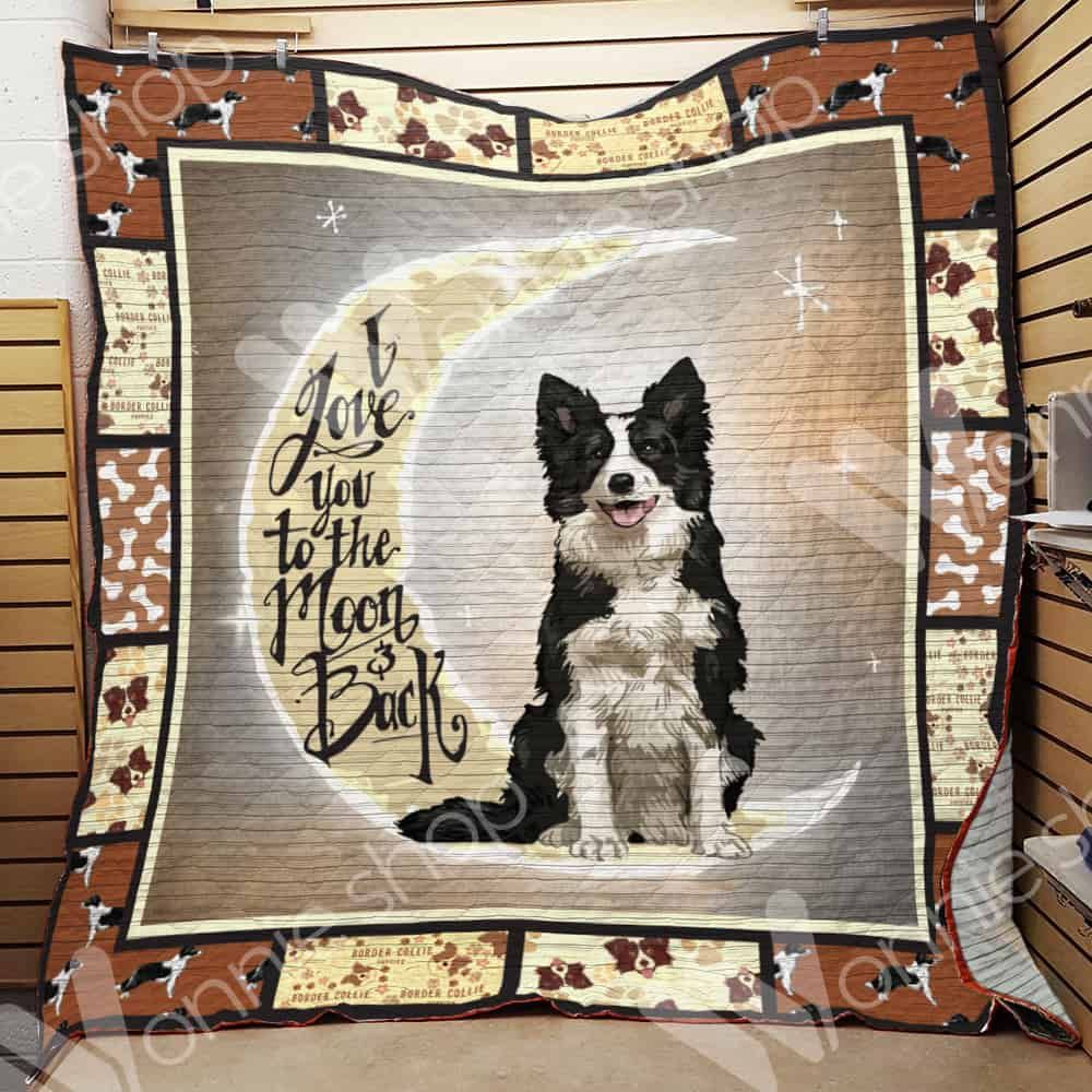 Border Collie Dog Quilt Blanket DHC0102926TD