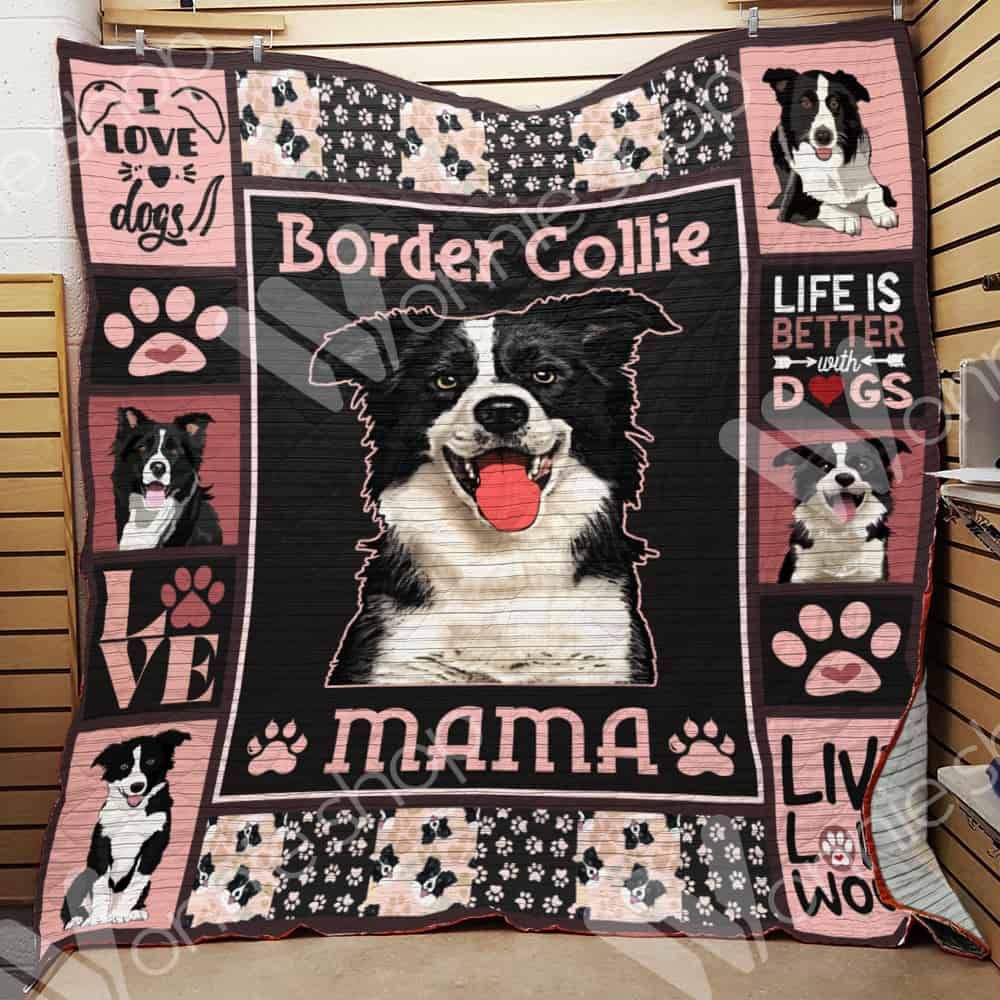 Border Collie Dog Quilt Blanket DHC0602860TD