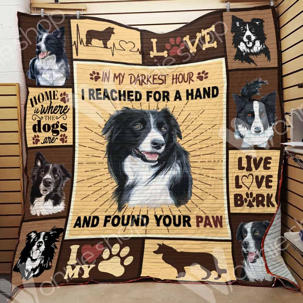 Border Collie Dog Quilt Blanket DHC0602869TD