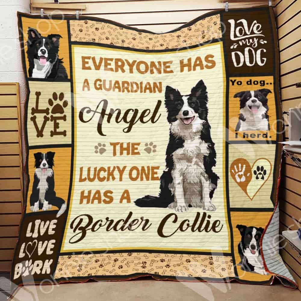 Border Collie Dog Quilt Blanket DHC0602875TD