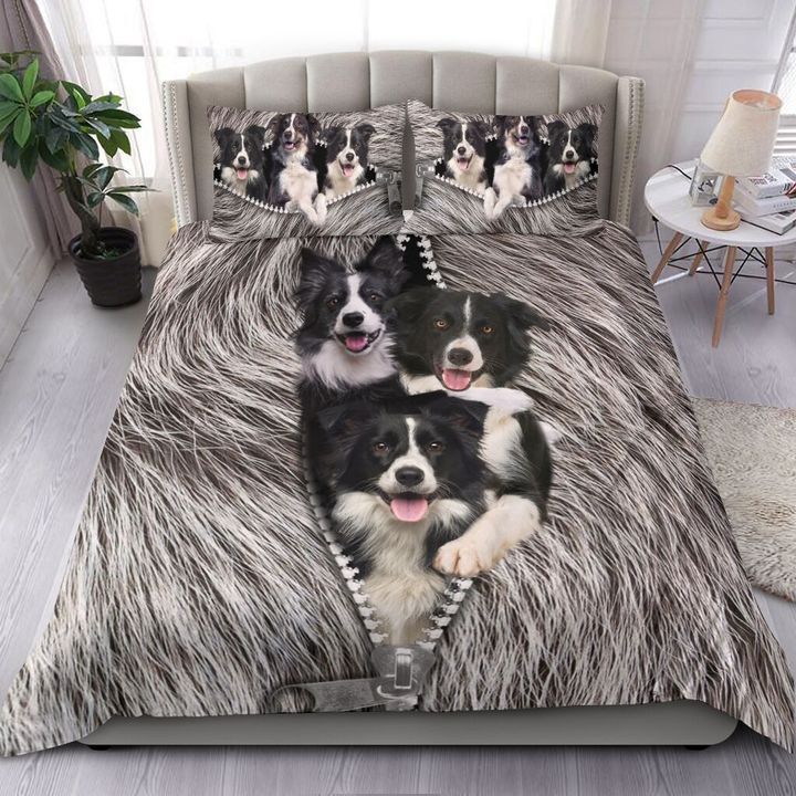 Border Collie Bedding Set