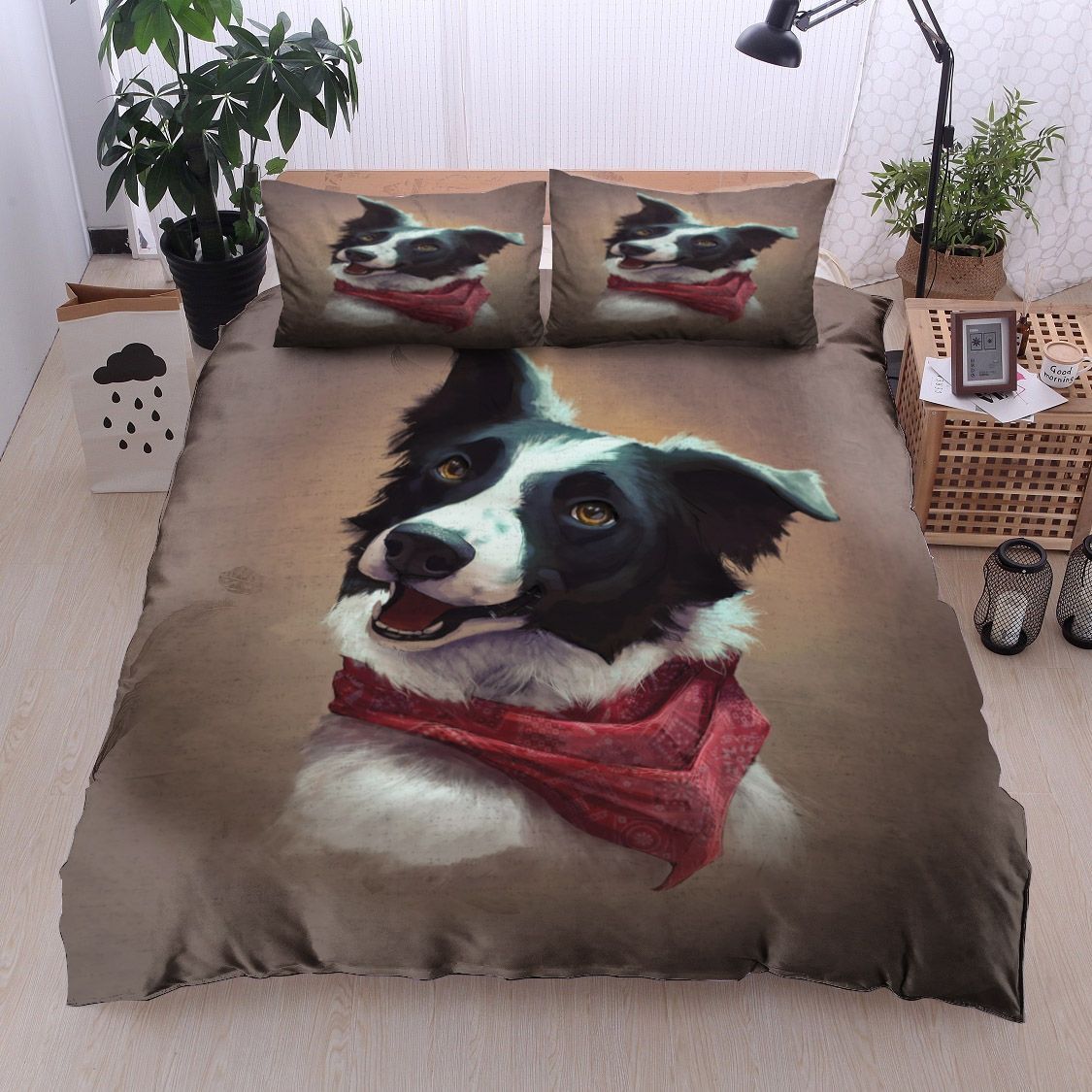 Border Collie Bedding Set