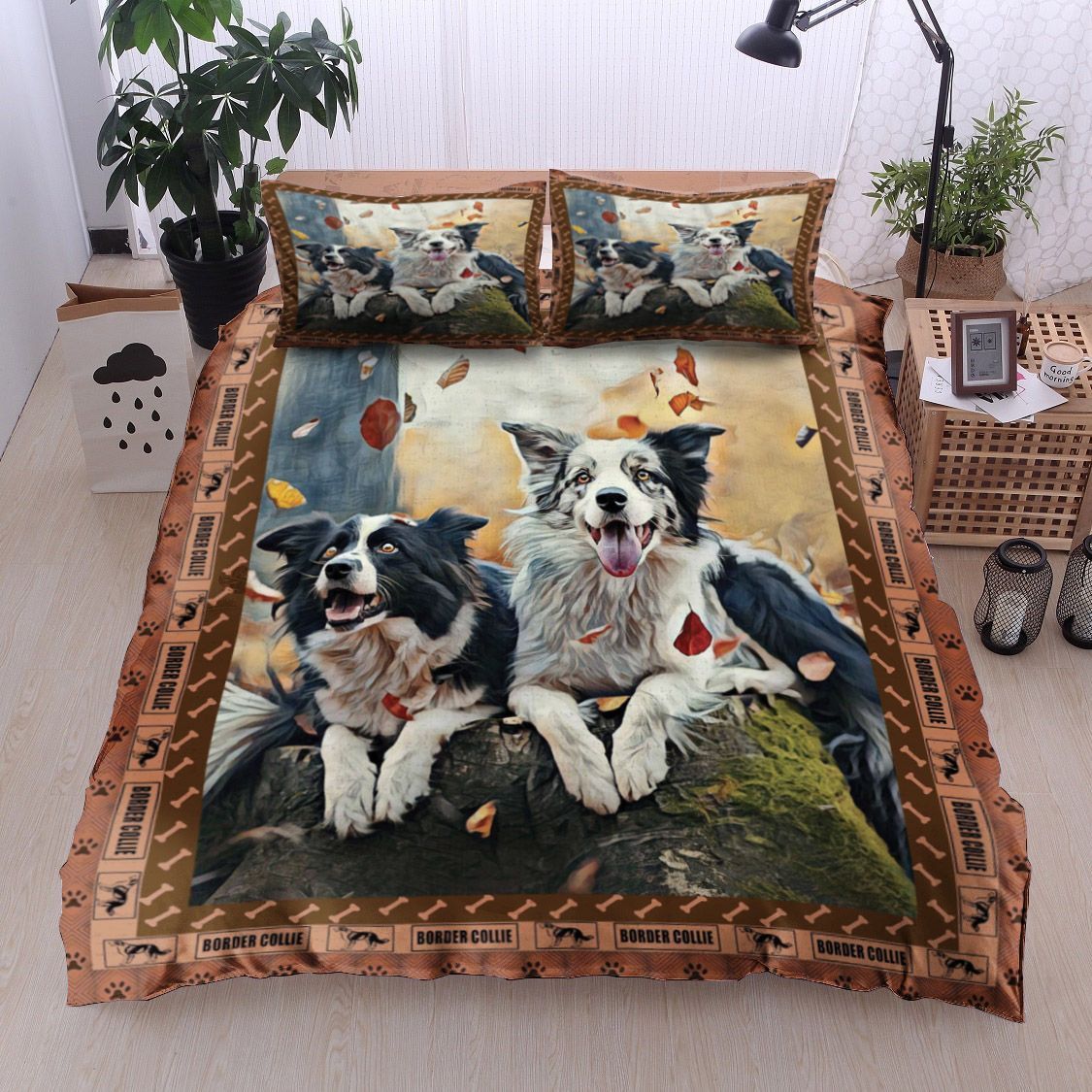 Border Collie Bedding Set