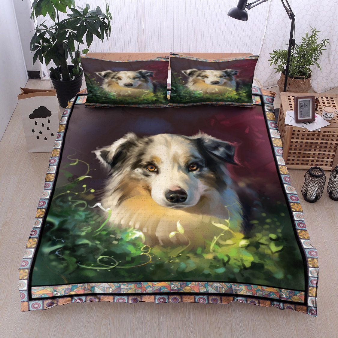 Border Collie Bedding Set