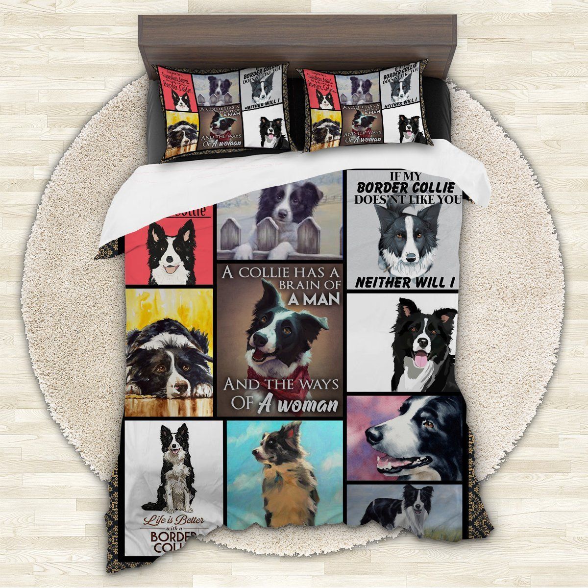 Border Collie Life Bedding Set