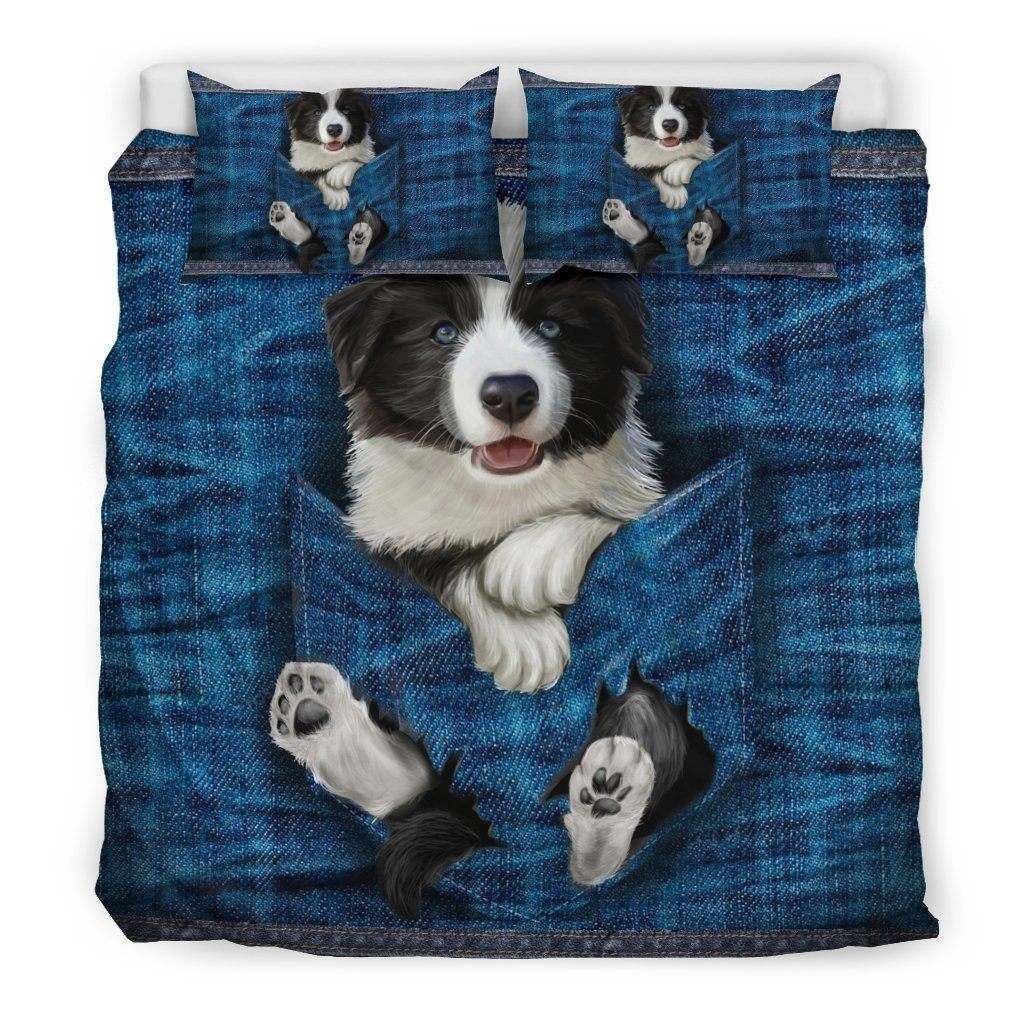 Border Collie Pocket Bedding Set