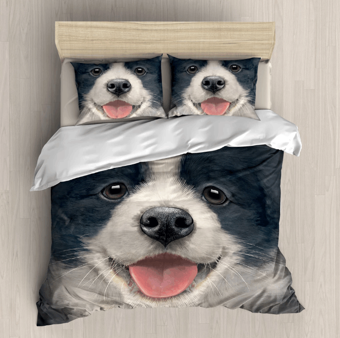 Border Collie Puppy Bedding Set