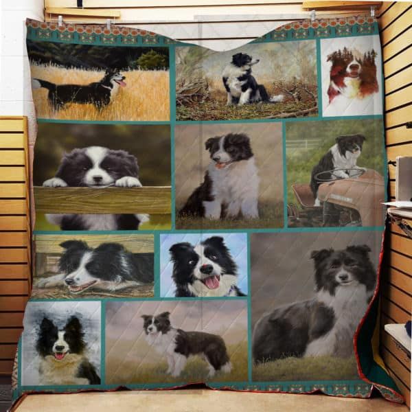 Border Collie Quilt Blanket DHC13121479VT