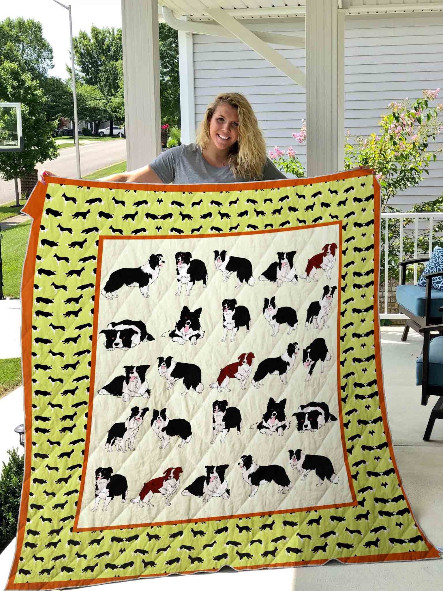 Border Collie Quilt Blanket DHC1501447VT