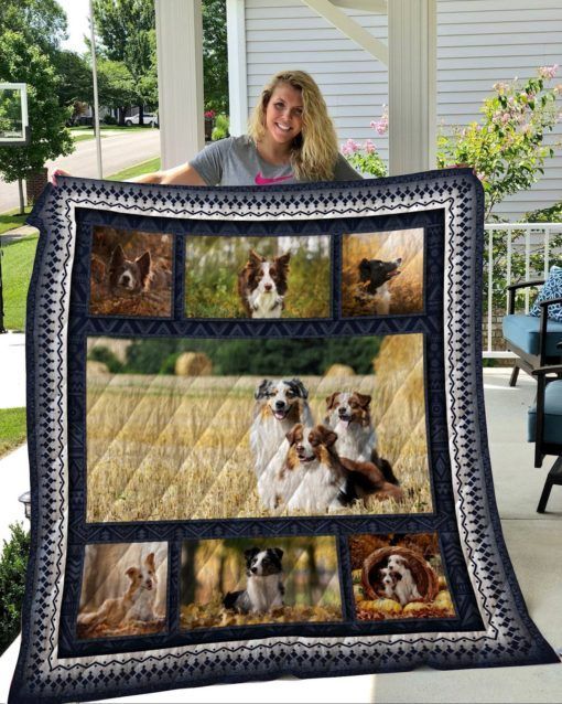 Border Collie Quilt Blanket DHC2911336VT