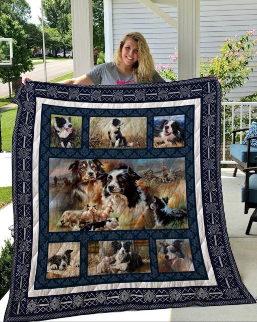 Border Collie Quilt Blanket DHC2911340VT