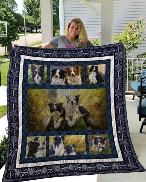 Border Collie Quilt Blanket DHC2911341VT