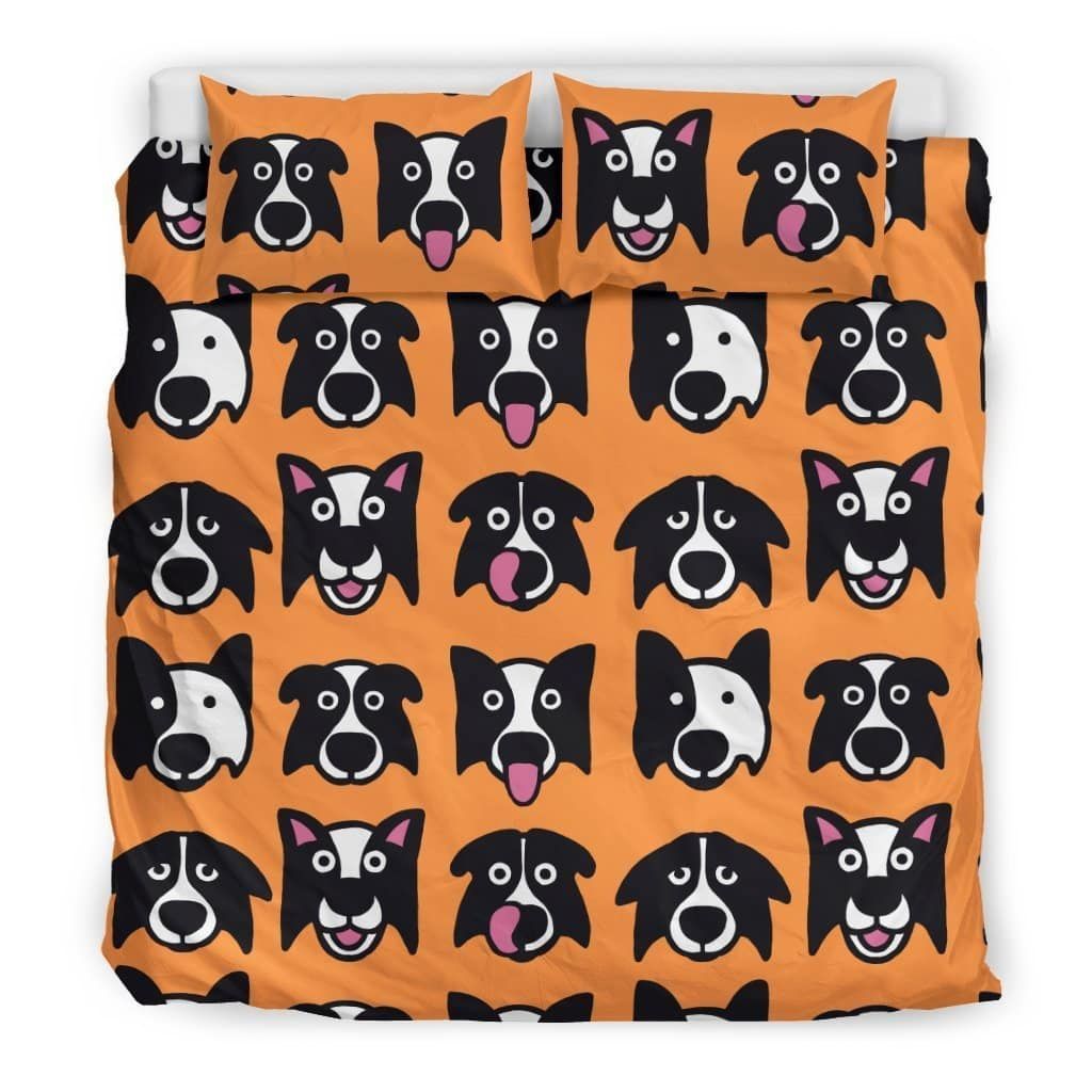 Border Lovely Faces Bedding Set