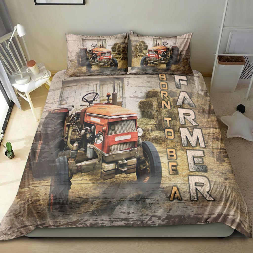 Born To Be A Farmer Bedding Set