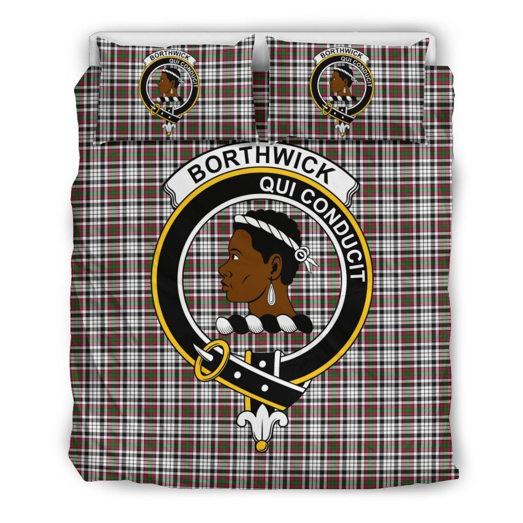 Borthwick Clan Badge Tartan Bedding Set
