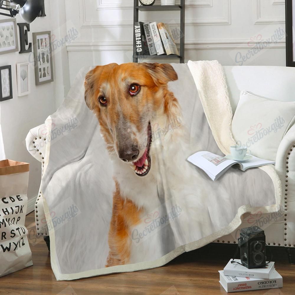 Borzoi Fleece Blanket
