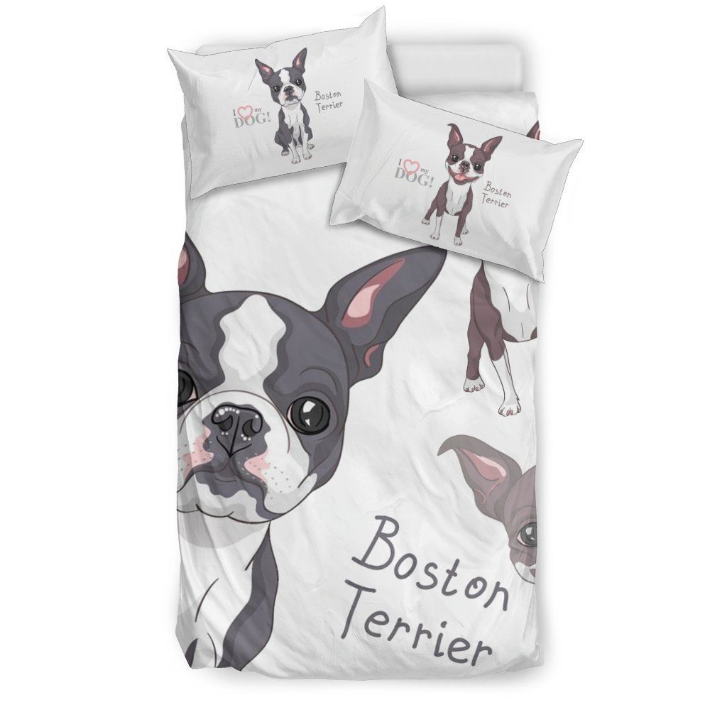 Boston Terrier Bedding Set