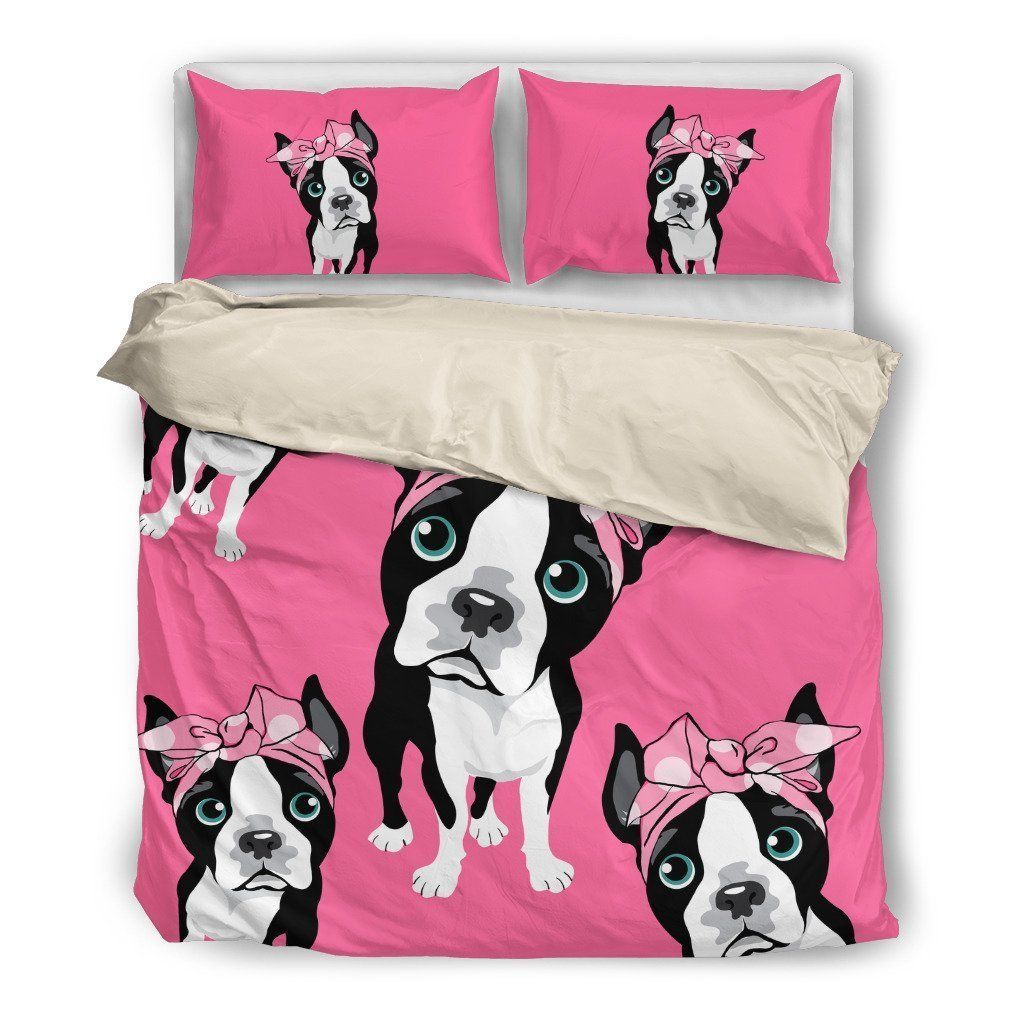 Boston Terrier Bedding Set