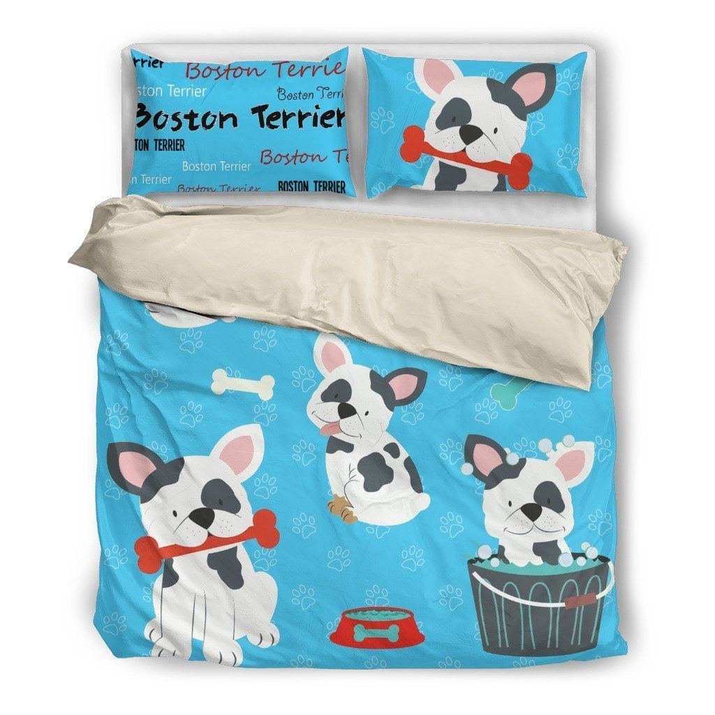 Boston Terrier Bedding Set