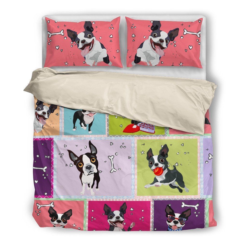 Boston Terrier Bedding Set
