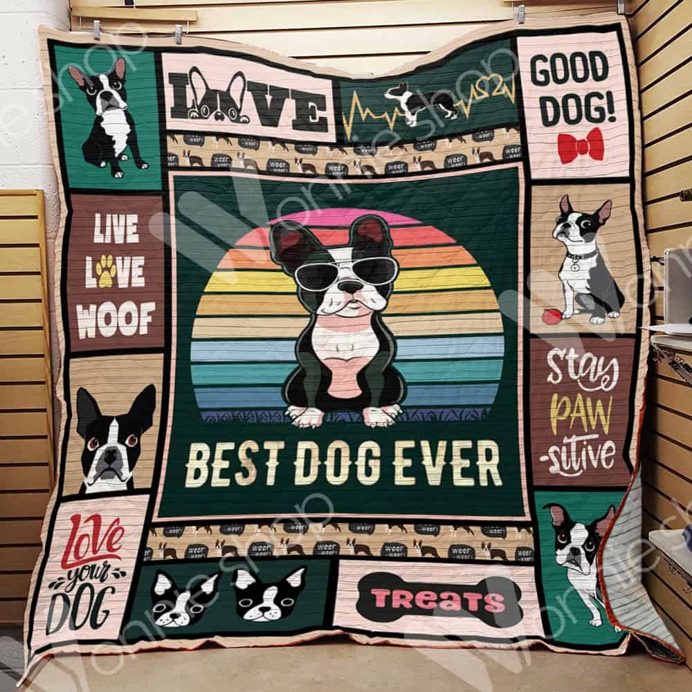Boston Terrier Dog Blanket LNT0612045 Quilt Blanket