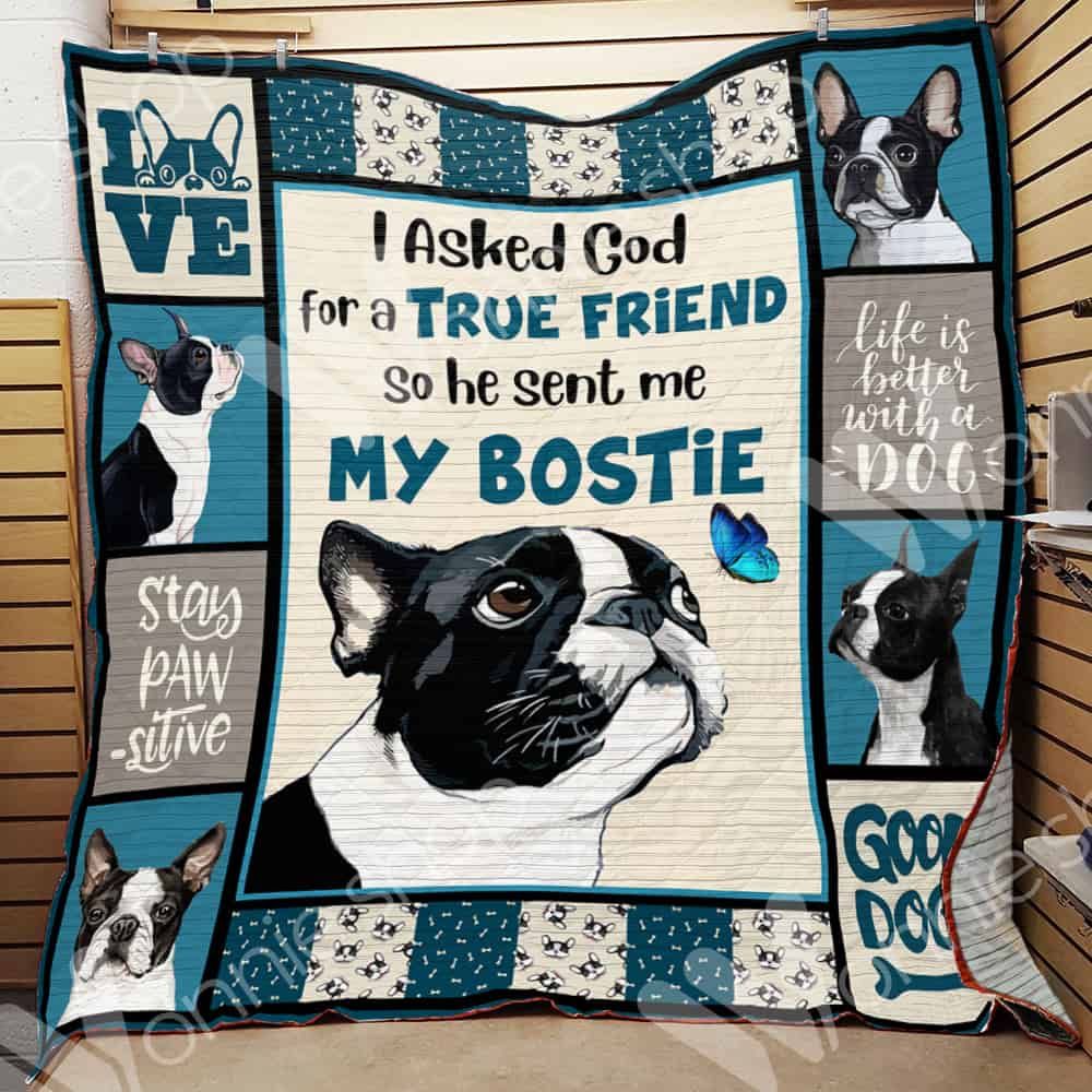 Boston Terrier Dog Blanket LNT0912023 Quilt Blanket