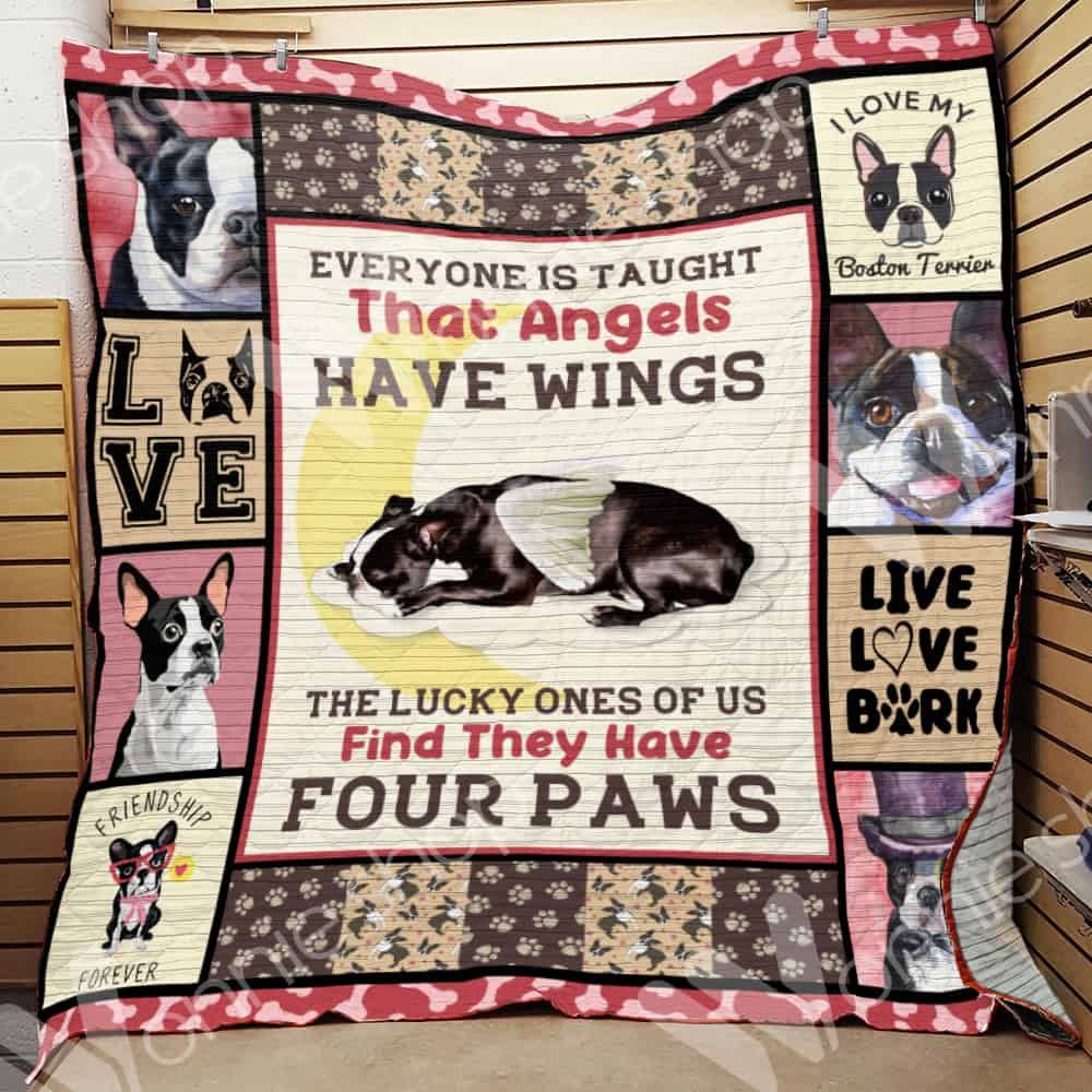 Boston Terrier Dog Blanket LNT0912033 Quilt Blanket