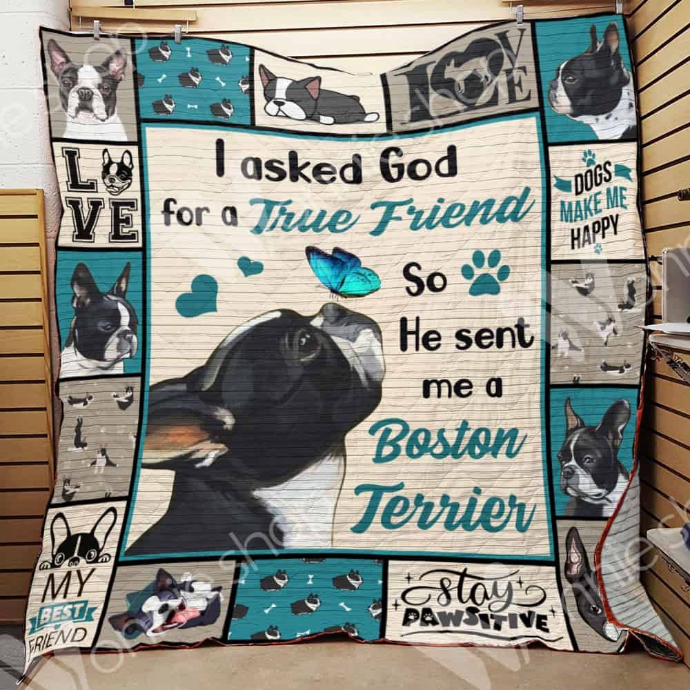 Boston Terrier Dog Blanket LNT0912038 Quilt Blanket