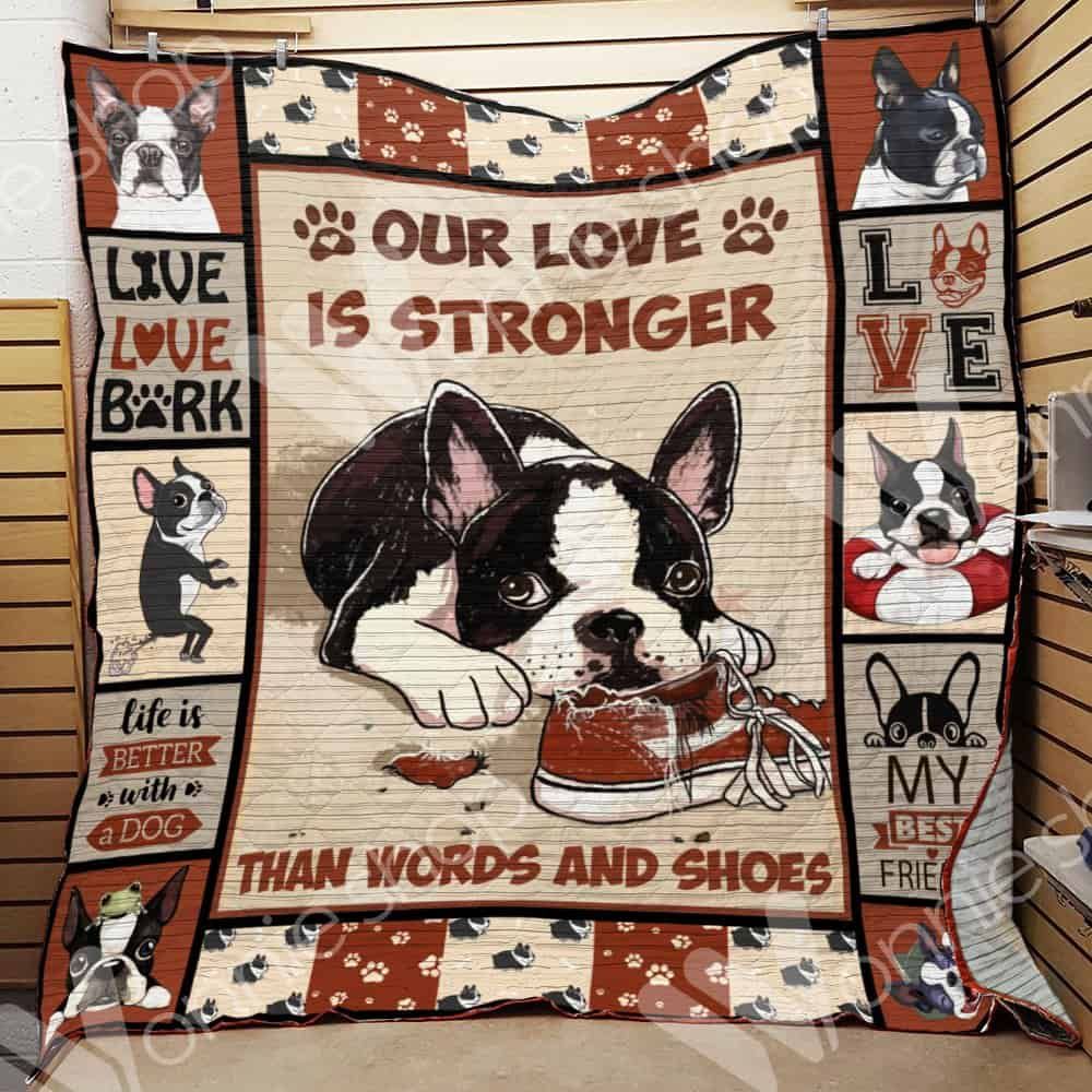 Boston Terrier Dog Blanket LNT1512050 Quilt Blanket