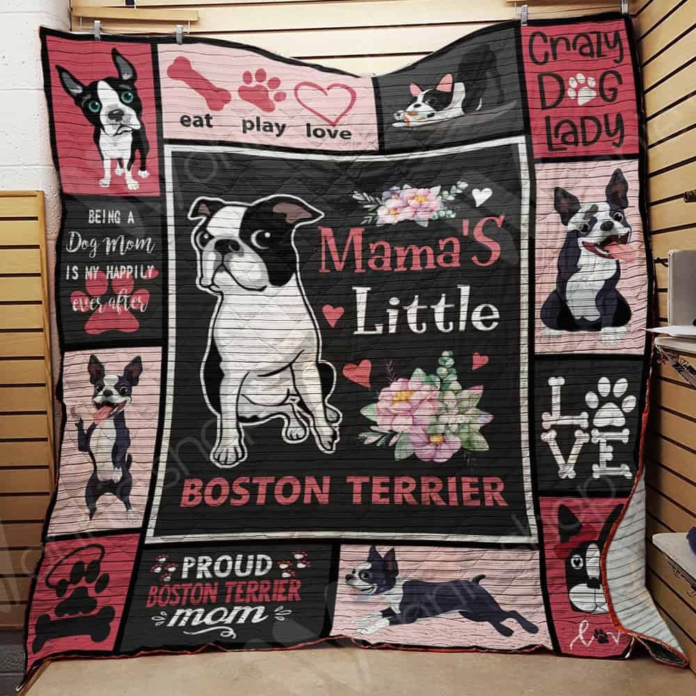 Boston Terrier Dog Mom Quilt Blanket DHC1002612TD