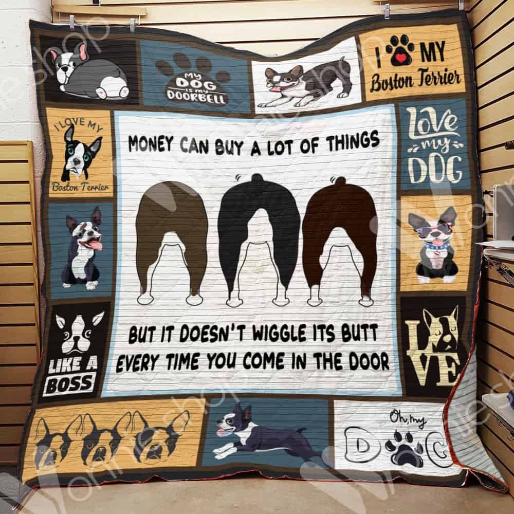 Boston Terrier Dog Quilt Blanket DHC01021233TD