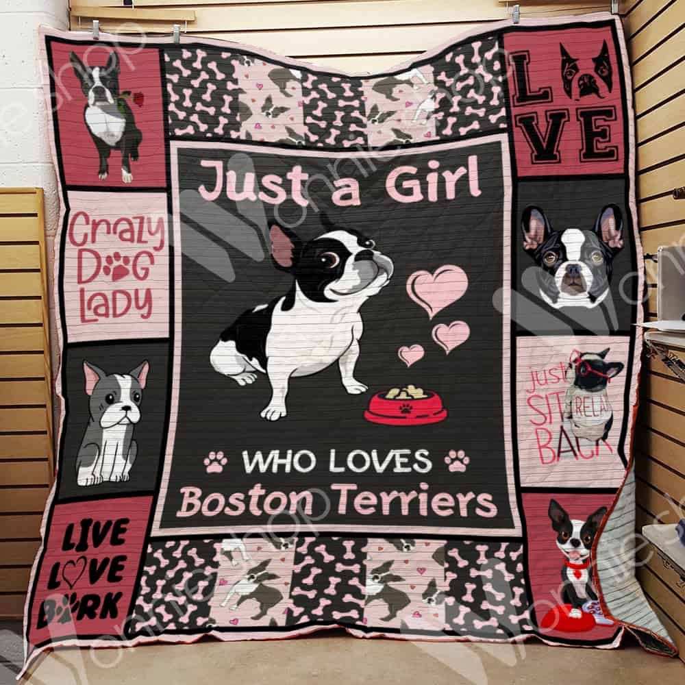 Boston Terrier Dog Quilt Blanket DHC0102448TD