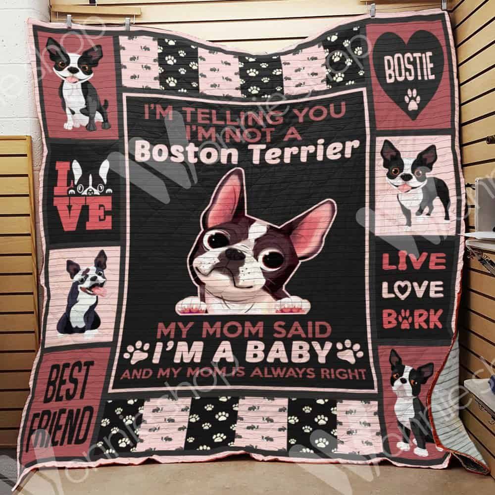 Boston Terrier Dog Quilt Blanket DHC0102486TD