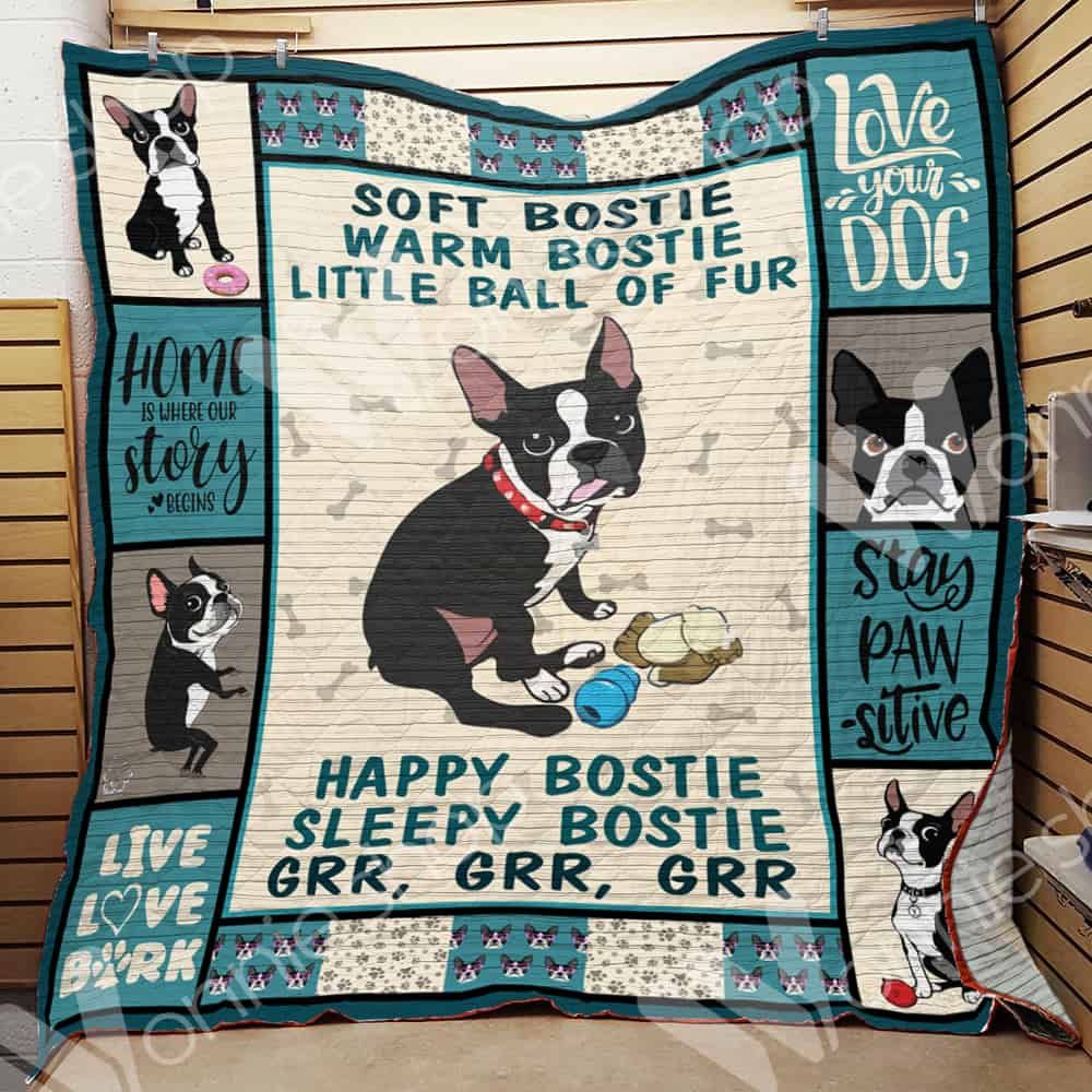 Boston Terrier Dog Quilt Blanket DHC0102521TD