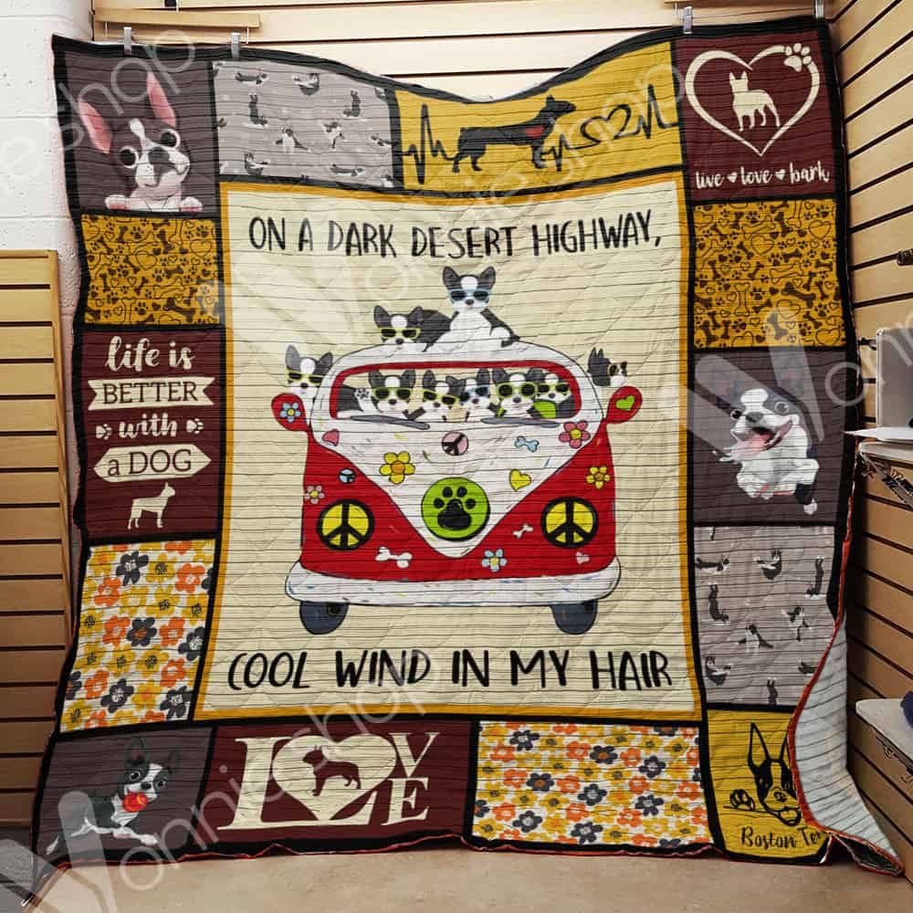 Boston Terrier Dog Quilt Blanket DHC0302757TD