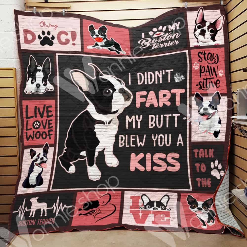 Boston Terrier Dog Quilt Blanket DHC05021234TD