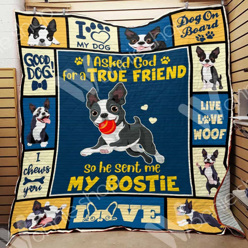 Boston Terrier Dog Quilt Blanket DHC0602546TD