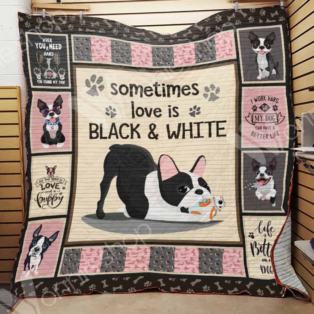Boston Terrier Dog Quilt Blanket DHC1002614TD
