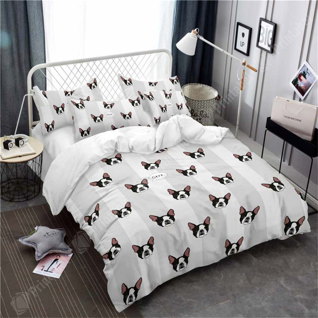Boston Terrier Bedding Set