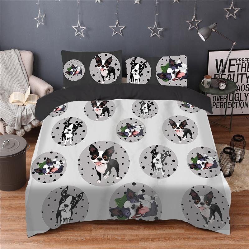 Boston Terrier Bedding Set