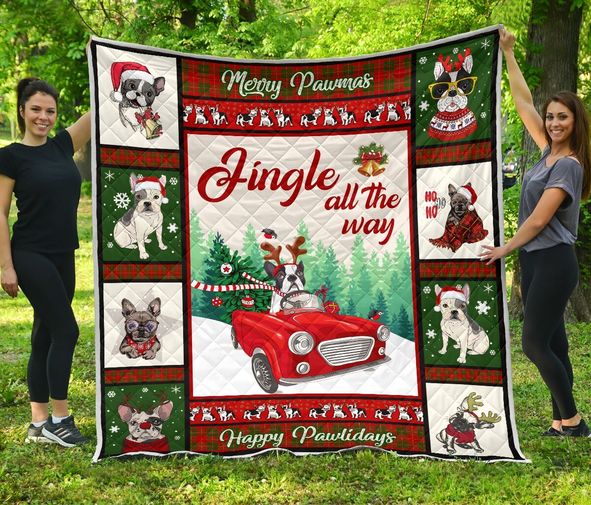 Boston Terrier Quilt Blanket DHC13123957VT