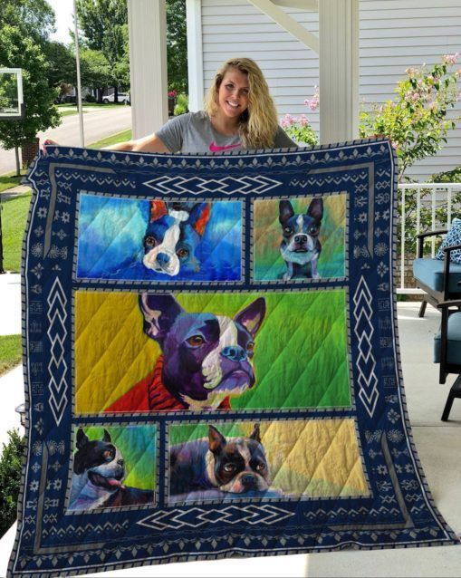 Boston Terrier Quilt Blanket DHC2911332VT